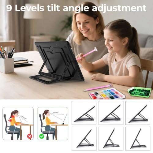 Zocelight Rechargeable A4 Light Pad with Built-in Stand,Super Bright Magnetic Light Table with Physical Buttons,Wireless Light Box for Tracing, Light Board for Diamond Painting,Sketching Weeding Vinyl - size: A4 with Stand