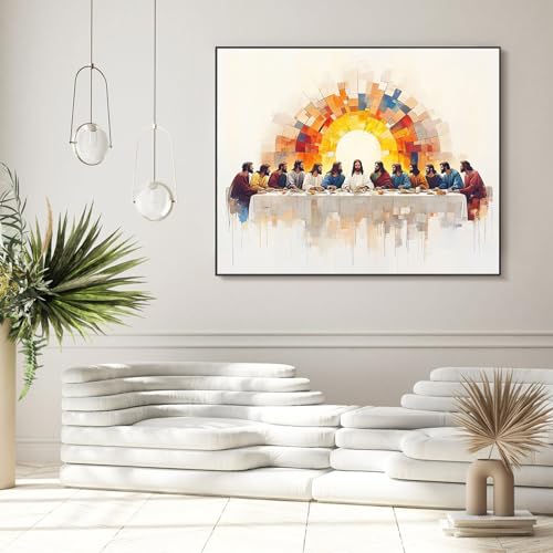 The Last Supper Paint by Numbers Kit for Adults Without Frame 16x20 IN - color: YOPNF04