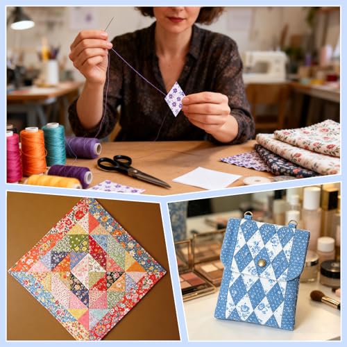 500 PCS 1" Diamond 60 Degrees Piecing Paper Templates, Quilting Templates Accessories for DIY Patchwork Crafts and Sewing Supplies﻿ - size: 1 Inch-500pcs Diamond