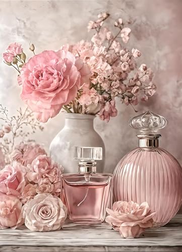 Diamond Art Kits for Adults,Perfume Flowers Diamond Painting Kits 12x16in | Diamond Painting Kit - Sparkling Full Drill Design Perfect for Home Decor, Holiday Gifting, And Relaxing Crafting 12x16inch - color: DP03330