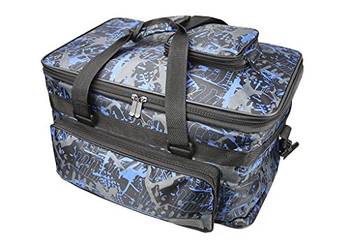 Compact Fundamentals Art and Crafts Supplies Organizer Tote Bag Shoulder Bag Foldable Oxford Fabric Essentials Art Cargo Carry Bag for Brush Pens Markers Pencils Highlighters Sketchbook Color Chart - color: Multi