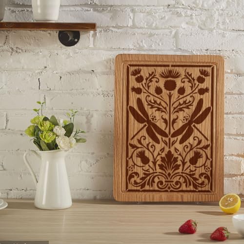 FINGERINSPIRE 4PCS Symmetrical Animals Plants Painting Stencils with Paint Brush 8.3x11.7inch Hummingbird Dragonfly Flower Template Peacock Owl Vine Stencil Animal Theme Template for DIY Crafts - color: Symmetrical Animals Plants