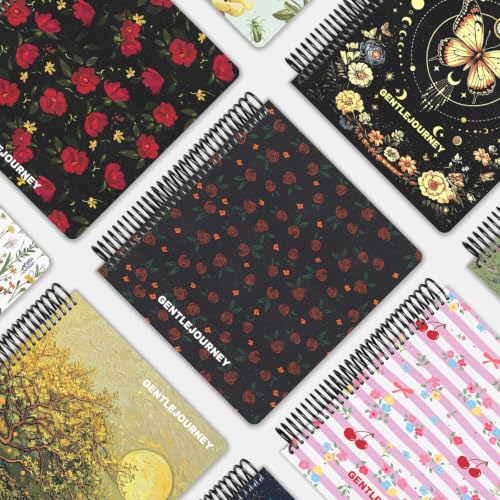 Hardcover Sketchbook,7.2"x8.3"Spiral Bound Drawing Pad,Midnight Roses | 150gsm(92lb)Acid-Free Thick Paper,Blank Art Journal for Adults,Artists&Beginners,Ideal for Sketching,Doodling and Mixed Media - color: midnight roses