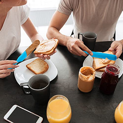 10 Pieces Reusable Stir Sticks Kit Include 2 Pieces Silicone Spatula Scraper 2 Pieces Silicone Facial Epoxy Brush 6 Pieces Plastic Resin Sticks Stirring Makeup Stick for Mixing Resin Epoxy Liquid