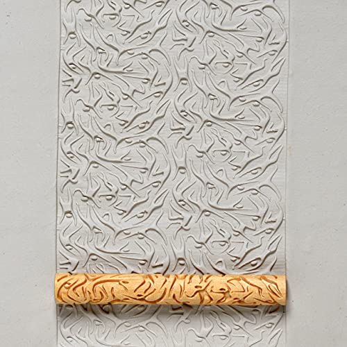 MKM Pottery Tools Wood Twig Rollers for Clay (TW-05 Dance) - color: TW-05 Dance