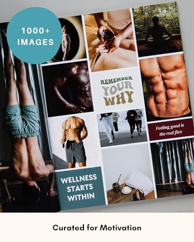 Lamare Vision Board Book for Men - 1000+ Images & Vision Board Supplies | Visualize Your Next Win | Vision Board Kit, Vision Board Magazines, & Collage Book for Daily Inspiration & Goal Achievement - color: For Men