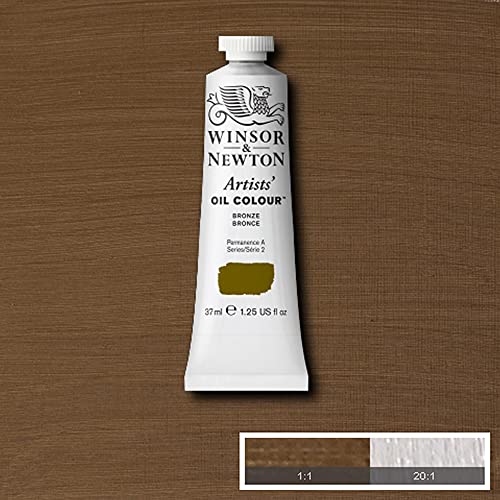 Winsor & Newton Artists' Oil Paint, 37ml Tube, Bronze - color: Bronze, style: 1.25-oz Tube