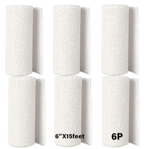 6P 6“X15 feet Plaster Cloth Rolls Paris Belly Casting Kit Pregnancy 6" W x 90 feet L - size: 6"X15f, style: 6P