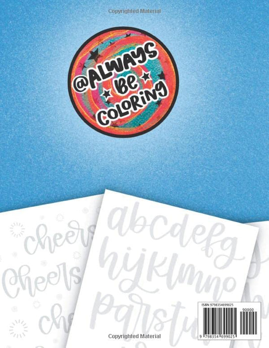 Bouncy Lettering Practice Workbook: Learn a Fun New Style of Hand Lettering and Modern Calligraphy