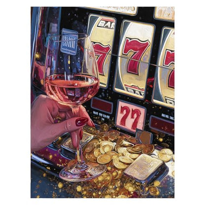 Diamond Art Kits for Adults, Wine Glass Diamond Painting, 12x16 Inch - color: 03-Wine Glass