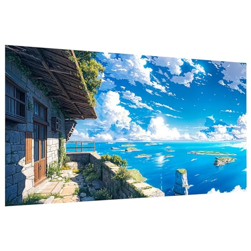 ATDMS Large Diamond Painting Kits for Adults, Landscape Diamond Art Kits | 5D Large Diamond Art Kits for Adults Scenery, DIY Full Drill Gem Painting Kits for Home Wall Decor, 27.5x15.7 Inch - color: Landscape 028