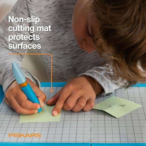 Fiskars Kids Cutting Pen with Foldable Non-Slip Mat - style: Cutting Pen & Mat