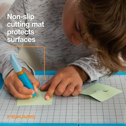 Fiskars Kids Cutting Pen with Foldable Non-Slip Mat - style: Cutting Pen & Mat