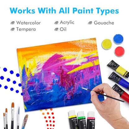 Canvas Boards for Painting, 24pcs 12x16 Primed Canvas for Painting | Bulk Painting Canvas for Kids and Adults, White Blank Canvas Panels for Acrylic, Oil, Pour Art Supplies - size: 12x16 inch