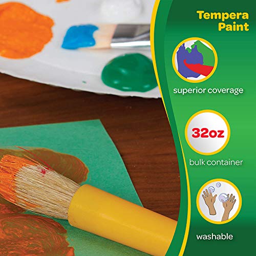 Crayola Premier Tempera Paint Red, 32-oz. Size, 1 Unit, Quart - color: Red