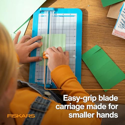 Fiskars 7" x 11.5" Kids Junior Paper Trimmer for Crafts & School Projects - style: Jr Paper Trimmer
