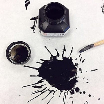 Zig Sumi Pen Ink 60ml, Black