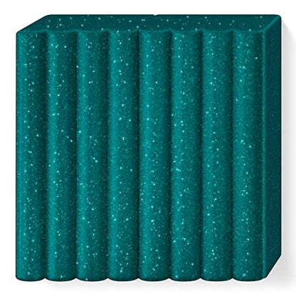 STAEDTLER 8010-562 FIMO Effect Oven-Hardening Polymer Modelling Clay - Galaxy Green (57g) - color: Galaxy Green, size: 57 g (Pack of 1)