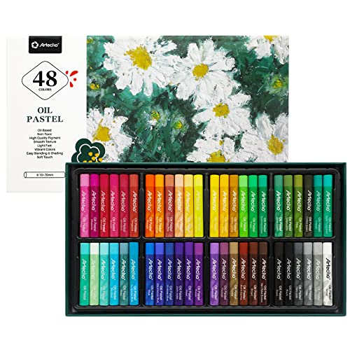 Artecho Oil Pastels Set of 48 Colors (10 x 70 mm)