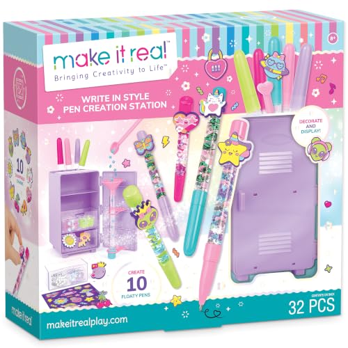 Make It Real Write in Style Pen Creation Station Kit - style: 10 Pens