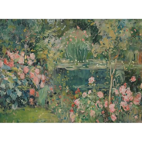 WUDWL Flower Paint by Numbers Kit for Adults,Color By Numbers for Adults | Scenery and Flower Decor Painting by Number On Canvas, Paint Number Artist Funny Without Frame DIY, Home Wall Decor, 12x16in - color: YH03769, size: Without Frame