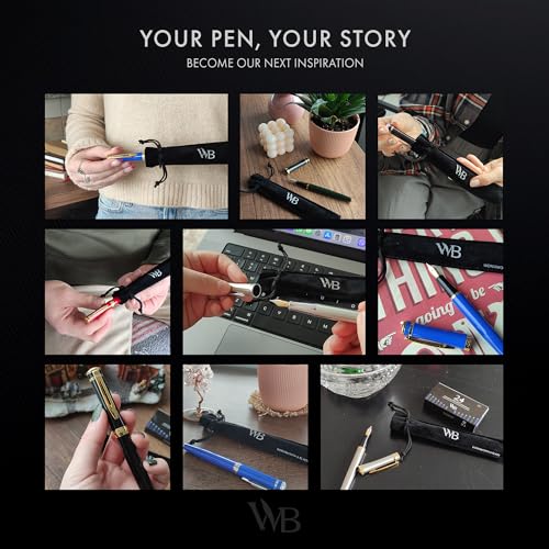 Wordsworth & Black Luxury Fountain Pen Set for Writing, Medium Nib, Black - color: Black Gold, style: Medium Nib