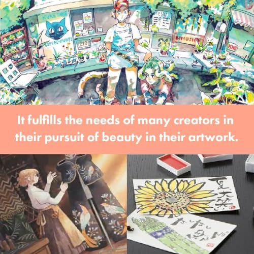 Kuretake Gansai Tambi Watercolor Paint Set, 100 Colors, Wooden Box, Japan - style: 100 Colors Ⅳ