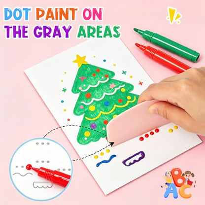 Rainbow Squeeze Art Kit, Creative Squeegee Painting Kit DIY Postcards Scratch Art Party Favors Novelty Birthday Gifts,2026 Upgrade Magic Rainbow Scratch Paper Art Set (B)