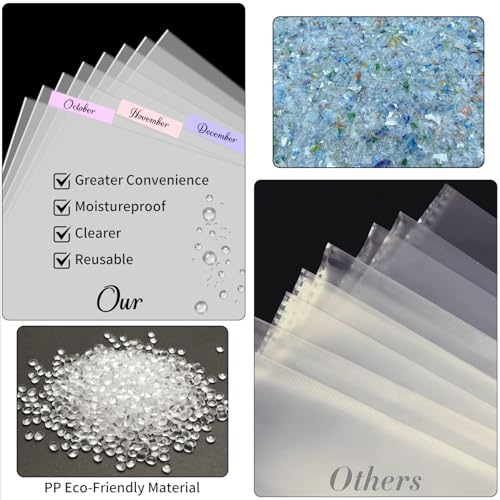 A3 Diamond Painting Storage Book, 60 Views Art Portfolio Presentations Folder with 30 Pages Protectors, 17.3x12.8in - color: Pink