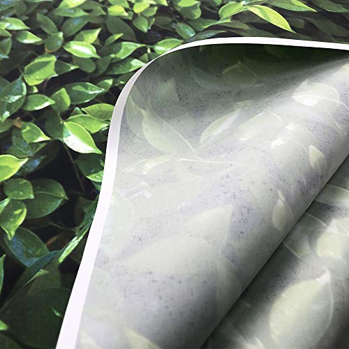 9X6FT Grass Wall Backdrop Nature Theme Green Leaves Backdrops Lawn Grass Photography Studio Props Backgrounds Party Decoration Banner Photoshoot Photo Booth Vinyl Backdrop PCK41A - size: 9X6FT