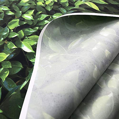 9X6FT Grass Wall Backdrop Nature Theme Green Leaves Backdrops Lawn Grass Photography Studio Props Backgrounds Party Decoration Banner Photoshoot Photo Booth Vinyl Backdrop PCK41A - size: 9X6FT