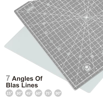 12"x12" Rotating Cutting Mat, Self Healing Mat with 360-Degree Rotation & Anti-Slip Base, Sewing Board Cutting Mat Perfect for Fabric Quilting Leather Hobby Project, Grey - color: Gray, size: 12"L x 12"W