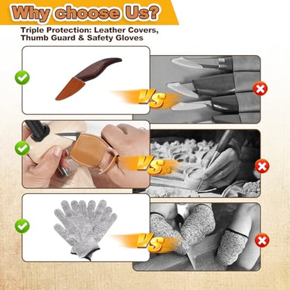 Premium Professional Wood Carving Kit - 28pcs wood carving Tools set whittling kit Ergonomic Walnut Handles, Razor-Sharp High-Carbon Steel Blades