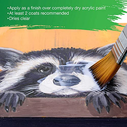 U.S. Art Supply 32 oz Acrylic Sealer, Matte Varnish for Acrylic Painting - size: 32-ounces