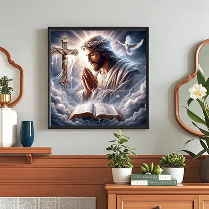 Jesus Paint by Numbers Kit for Adults, Paint by Number for Adults 16x16 in - color: Jesus