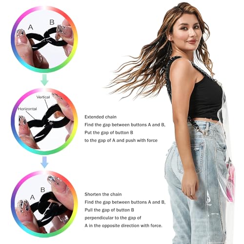 Hair Stylist Apron for Women - Waterproof Barber Nail Tech Apron Hairdresser Hairstylist Salon Aprons with Pocket - color: Transparent-2pack