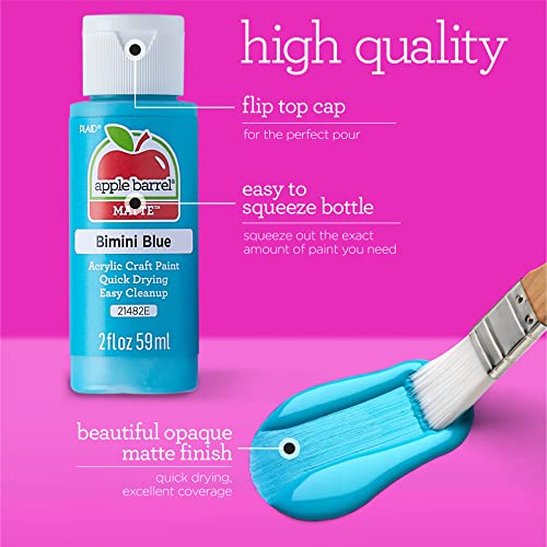 Apple Barrel Acrylic Paint, Pewter Grey (Pack of 3) 2 oz, 20580EA- (Pack of 3) - color: Pewter Grey, size: 2 Fl Oz (Pack of 3)