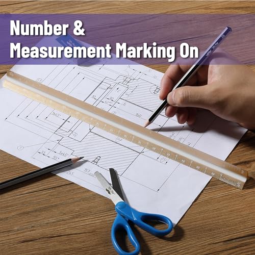 Mr. Pen- Architectural Scale Ruler, 12 inch, Gold - color: Gold, size: 1 Pack