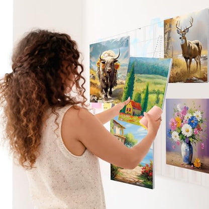 Harloon 36 Pcs 8 x 10 Inch Pre Drawn Canvas for Painting Afro Queen Pre Stretched Canvas Painting for Adult Sip and Paint Party Supplies Favor - style: Mixed Style