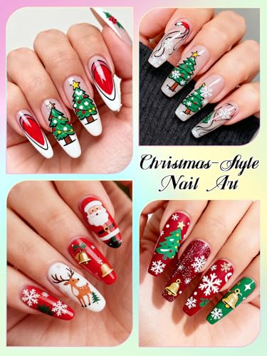 Kalolary 12 Color 0.5MM Nail Art Pens Set 3D Nail Art Pens | Nail Point Graffiti Dotting Pen Drawing Painting Liner Brush for DIY Nail Art Beauty Adorn Manicure Tools - color: S