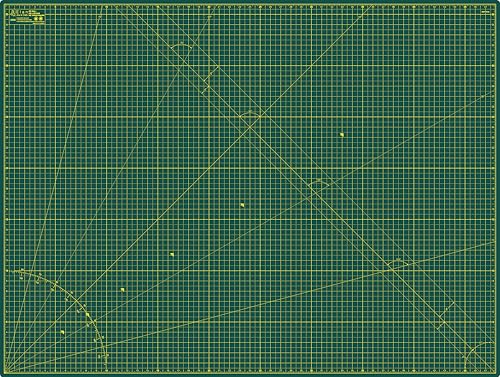 Elan Cutting Mat A0 Green, Extra Large Self Healing Cutting Mat 36 x 48 Inch, 5-Ply Craft Board Green, Hobby Board for Crafts 36x48 Inch - style: 48 x 36"