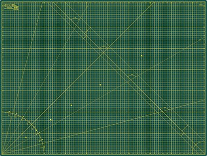 Elan Cutting Mat A0 Green, Extra Large Self Healing Cutting Mat 36 x 48 Inch, 5-Ply Craft Board Green, Hobby Board for Crafts 36x48 Inch - style: 48 x 36"