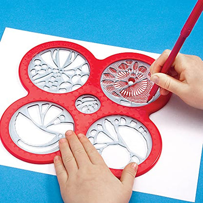 Spirograph – Cyclex Set – Art Kit – Rotating Stencil Wheel Creates Countless Designs – For Ages 8+ - style: Cyclex