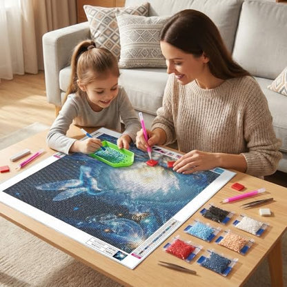 Hummingbird Diamond Art Kits for Adults, Bird Diamond Painting Kits - color: KM1096-1