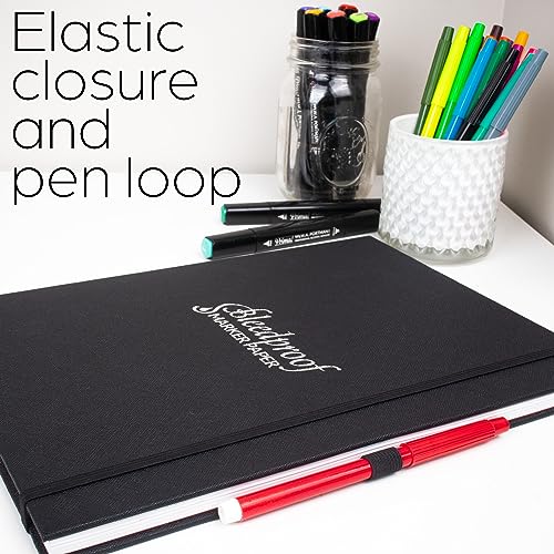 WA Portman A4 Alcohol Marker Paper Sketchbook, Thick 60 Sheets (120 Pages)