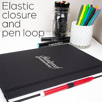 WA Portman A4 Alcohol Marker Paper Sketchbook, Thick 60 Sheets (120 Pages)