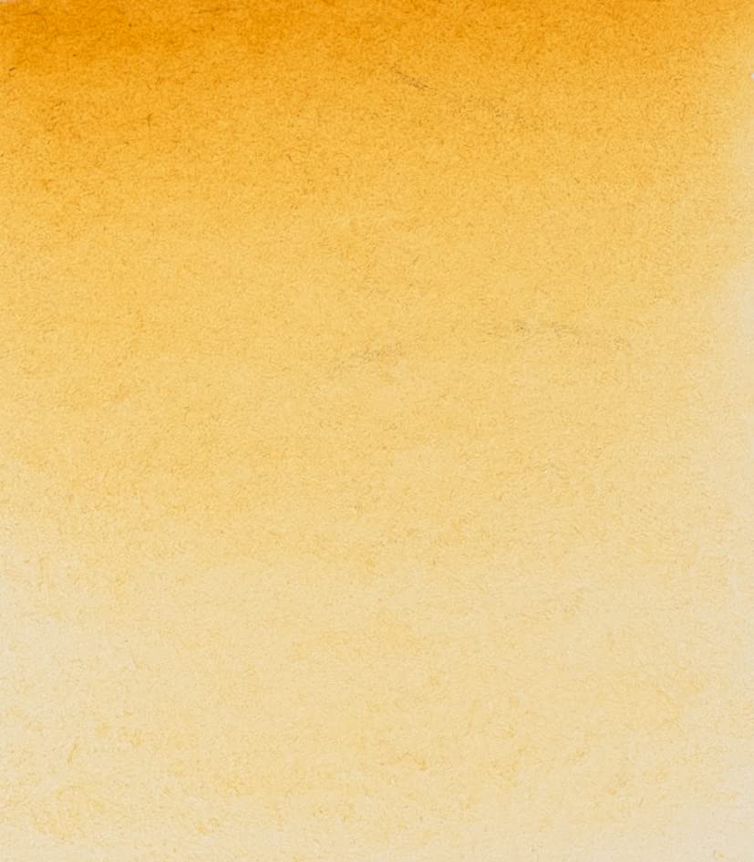 Schmincke - HORADAM® AQUARELL - Finest Artists' Watercolors, 656 Yellow raw Ochre, 14 656 044, 1/2 pan - color: 656 Yellow Raw Ochre