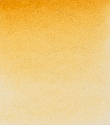 Schmincke - HORADAM® AQUARELL - Finest Artists' Watercolors, 656 Yellow raw Ochre, 14 656 044, 1/2 pan - color: 656 Yellow Raw Ochre