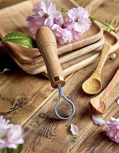 Wood Carving Scorp Knife. Round Carving Tool for Spoons, Bowls and Cups. Wood Carvers Rounded Hook Knife Spoon carving knife. (ANGLED) - style: Angled Scorp