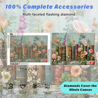 Flowers Square Diamond Art Kits for Adults,Hydrangea Diamond Painting | Diamond Art Kit for Beginners, 5D DIY Full Drill Diamond Painting Gem Art, Home Wall Art Gifts(12x16 inch) - color: DP03648